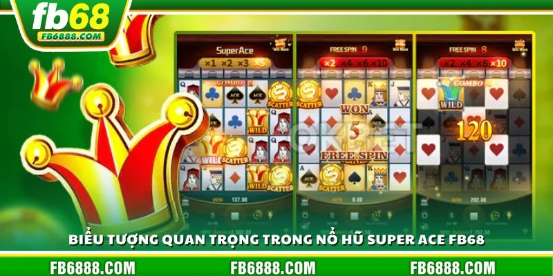 Biểu tượng quan trọng trong nổ hũ Super ACE FB68