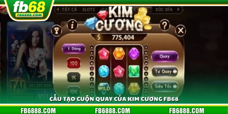 Cấu tạo cuộn quay của Kim Cương FB68